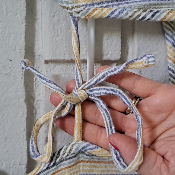 Maternity Sonoma Tie Striped Summer Top. Size Small NWT - Picture 6 of 8